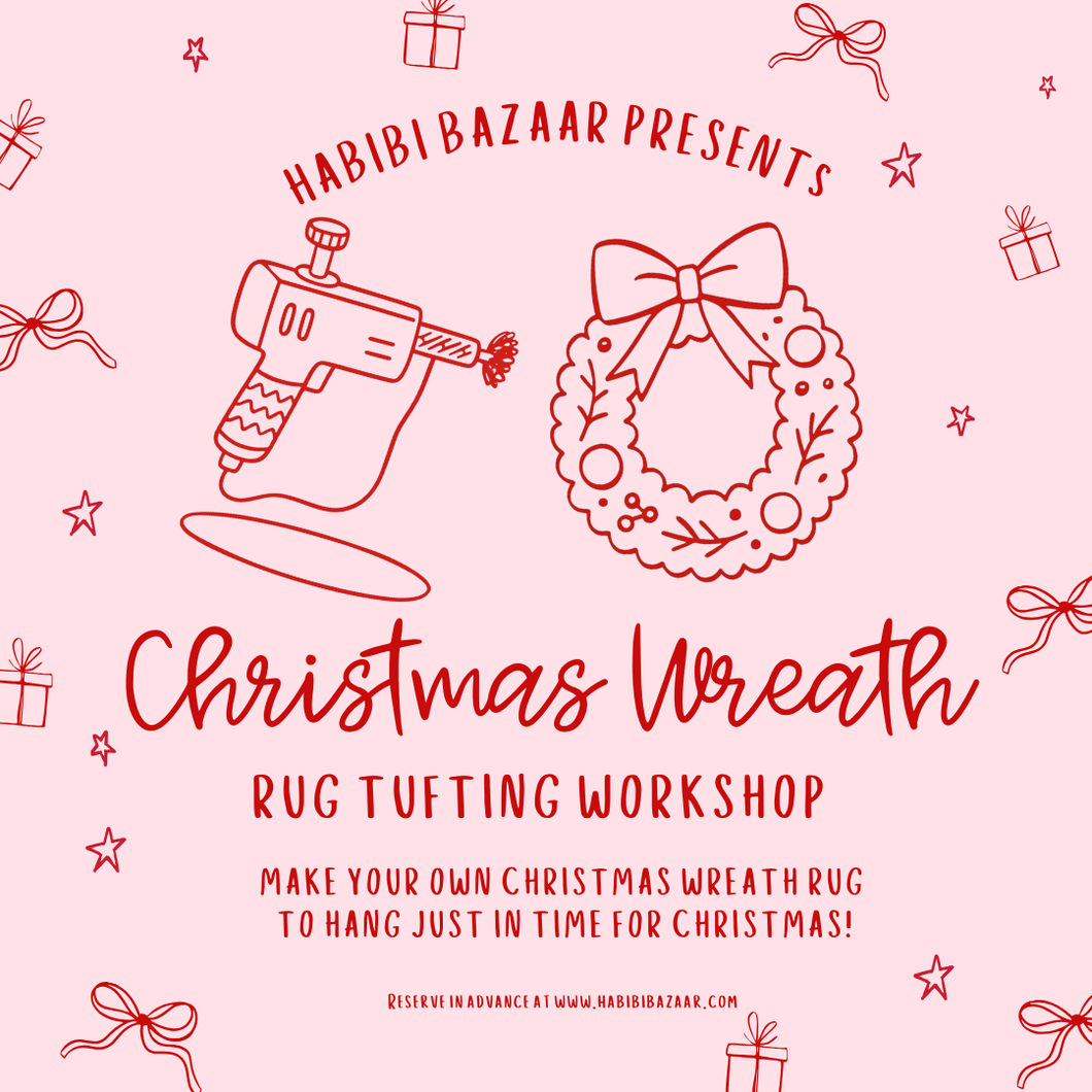 Christmas Wreath Rug