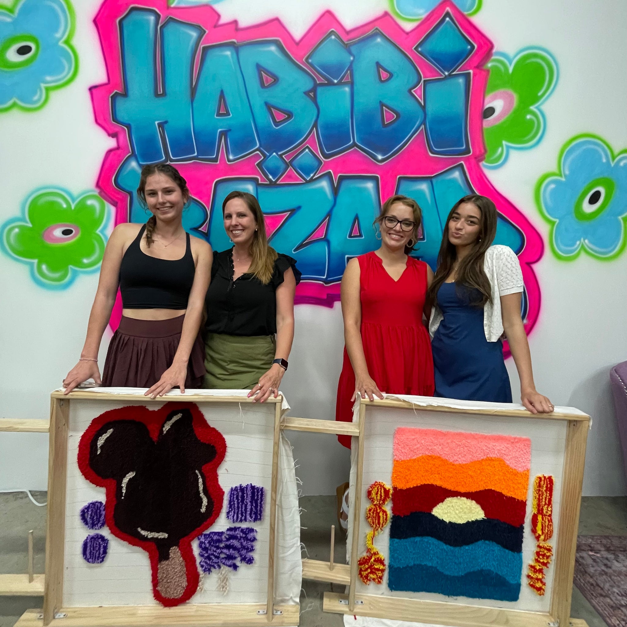 Houston Rug Tufting Date Night Habibi Bazaar