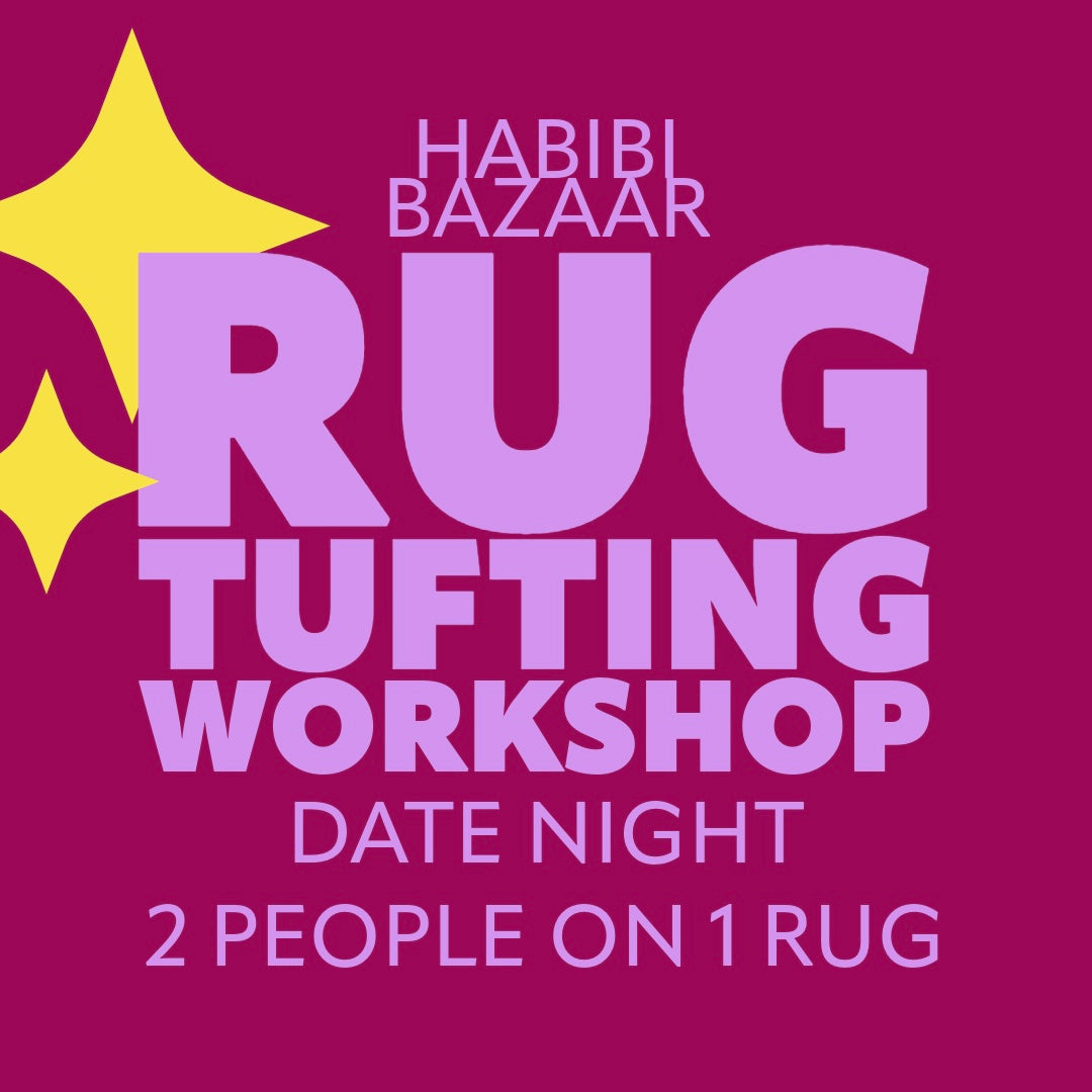 Houston Rug Tufting Workshop - Make Your Own Rug! – Habibi Bazaar