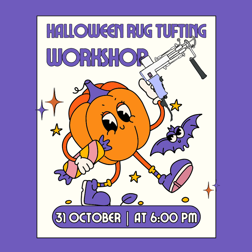 Halloween Rug Workshop & Party - OCTOBER 31