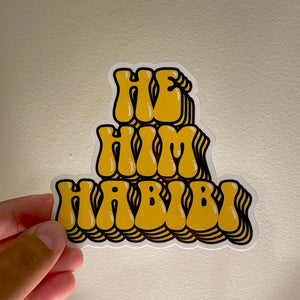 He/Him/Habibi Sticker